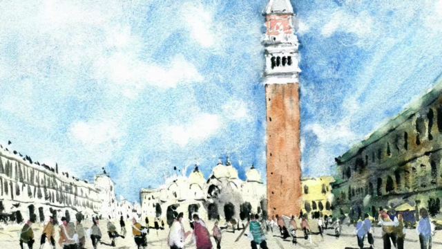 Paint Venice in Watercolor - St Mark's Square – Screenshot 3