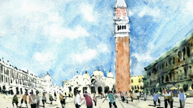 Paint Venice in Watercolor - St Mark's Square – Screenshot 4