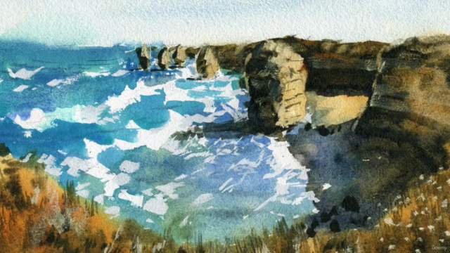 The Twelve Apostles - Australian Watercolor Landscape – Screenshot 4
