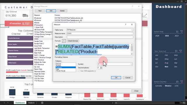 Advanced Microsoft Interactive and Dynamic Excel Dashboard – Screenshot 1