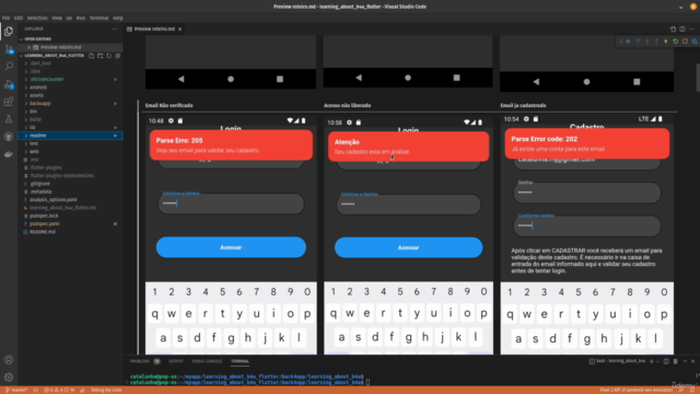 Backend completo da back4app em Flutter – Screenshot 3