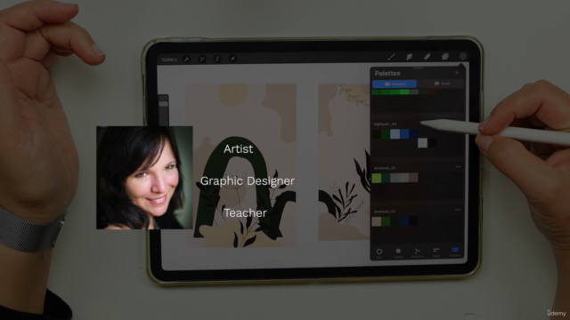 Male abstrakte Bilder in Procreate und Photoshop – Screenshot 1