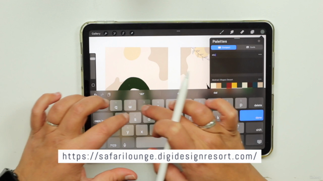 Male abstrakte Bilder in Procreate und Photoshop – Screenshot 2
