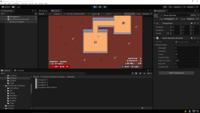 Learn To Create a Complete Save System in Unity & C# - Screenshot_03