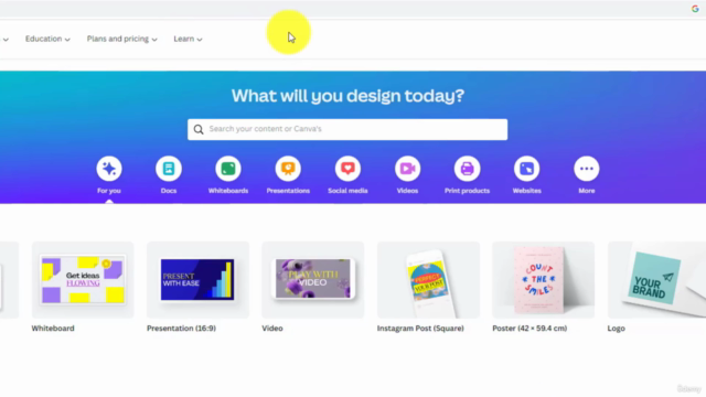 Introduction to Graphic Design Production with Canva – Screenshot 1