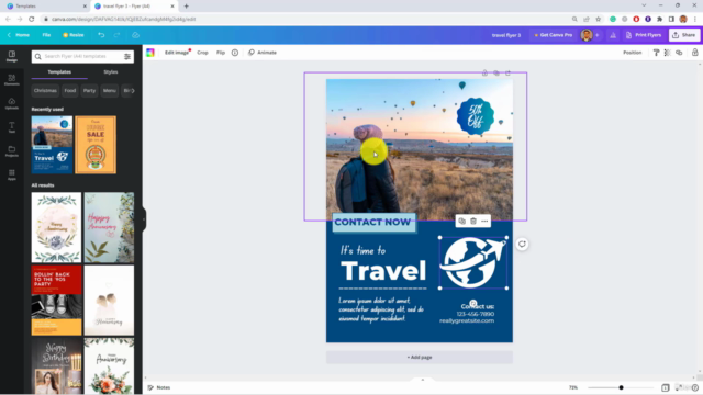 Introduction to Graphic Design Production with Canva – Screenshot 2