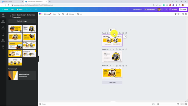 Introduction to Graphic Design Production with Canva – Screenshot 4
