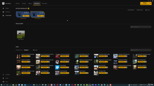 Unreal Engine 5.1 En İyi İçerik Kursu – Screenshot 2