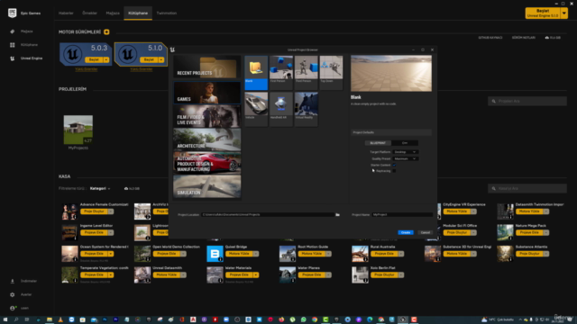 Unreal Engine 5.1 En İyi İçerik Kursu – Screenshot 3