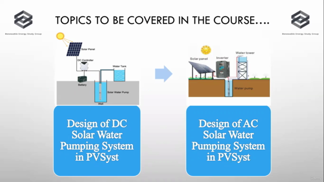 Solar Pump Design in PVSyst Software – Screenshot 1
