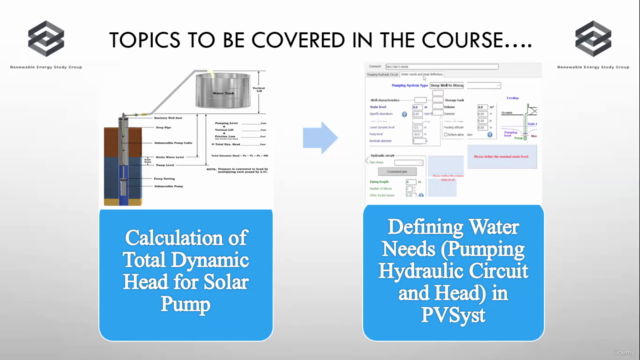 Solar Pump Design in PVSyst Software – Screenshot 2