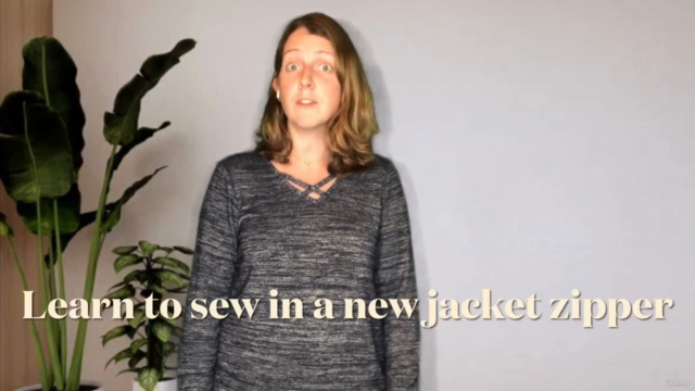 Learn to replace a jacket zipper – Screenshot 3