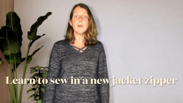 Learn to replace a jacket zipper – Screenshot 4