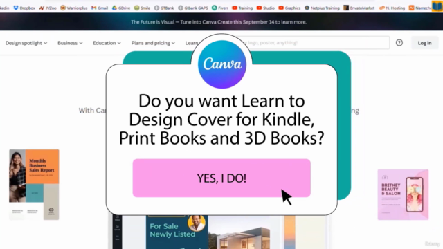 Book Cover Design Masterclass with Canva - Beginner to Pro - Screenshot_01
