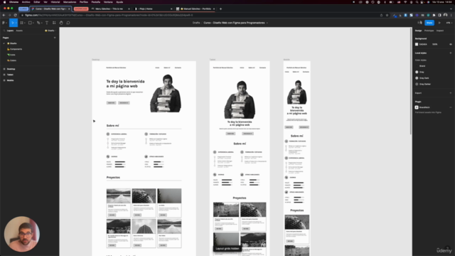 Aprende Figma para Programadores haciendo un Portfolio Web – Screenshot 1