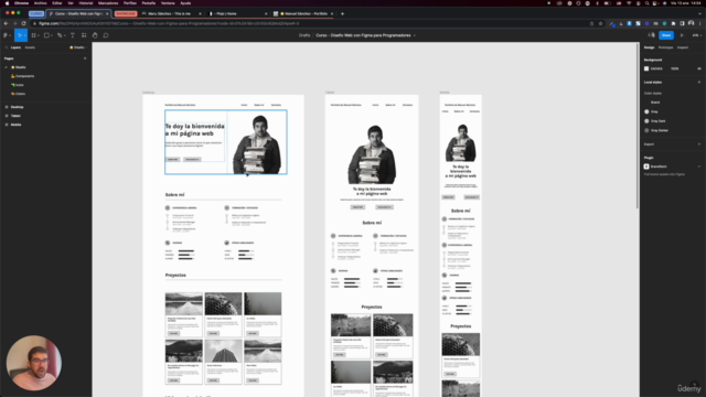 Aprende Figma para Programadores haciendo un Portfolio Web – Screenshot 2