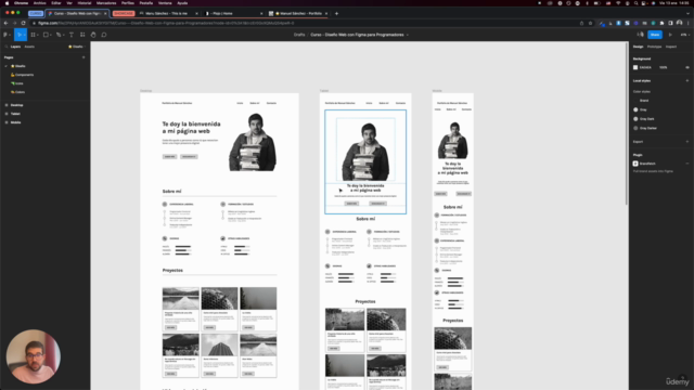 Aprende Figma para Programadores haciendo un Portfolio Web – Screenshot 3