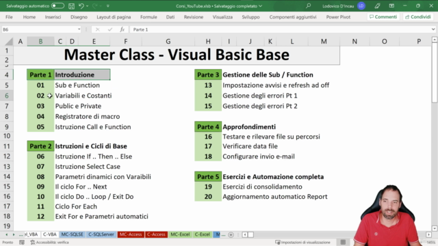 Introduzione ai concetti del Visual Basic per Excel/Access - Screenshot_02