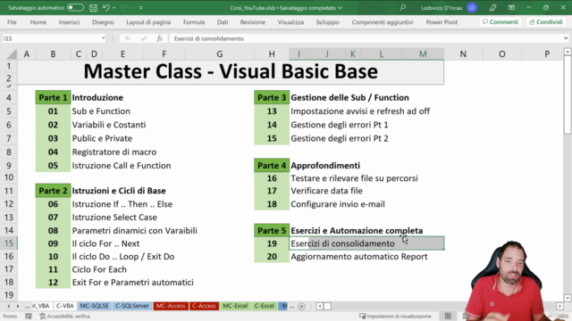 Introduzione ai concetti del Visual Basic per Excel/Access - Screenshot_04