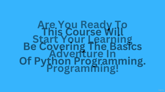 Learn The Basics Of Python Programming – Screenshot 2