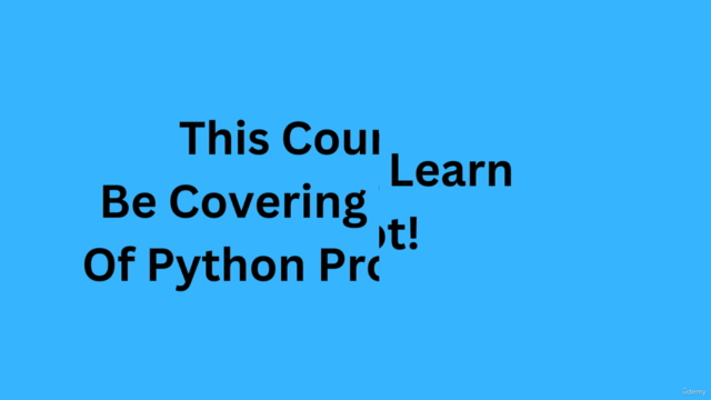 Learn The Basics Of Python Programming – Screenshot 3
