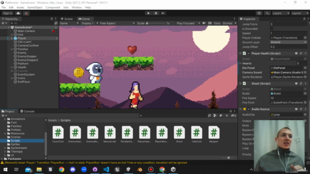 Создание 2D игр на Unity. Platformer – Screenshot 1
