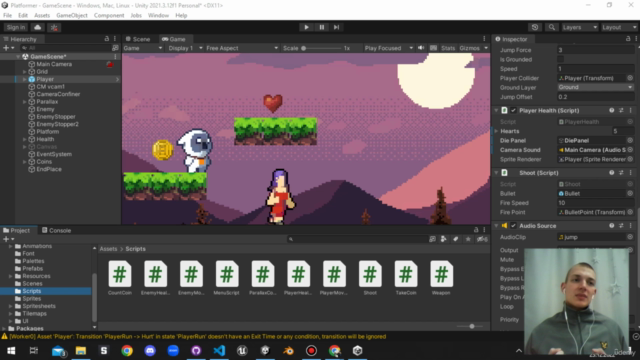 Создание 2D игр на Unity. Platformer – Screenshot 2