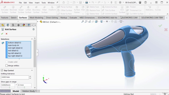 Surface Modeling in Solidworks - Screenshot_01