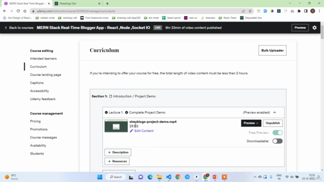 MERN Stack Real-Time Blogger App - React ,Node ,Socket IO – Screenshot 1