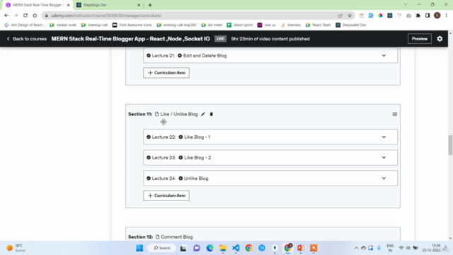 MERN Stack Real-Time Blogger App - React ,Node ,Socket IO – Screenshot 3