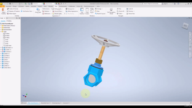 Autodesk Inventor 2023-24, Essential Training – Screenshot 1