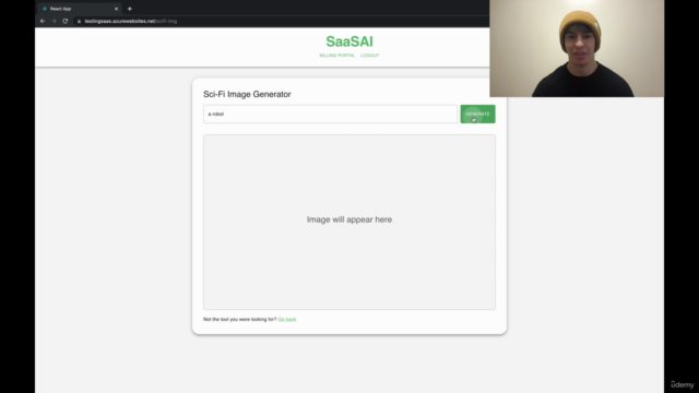 Build an AI Web App with OpenAI's GPT-3: Full SaaS Tutorial - Screenshot_01