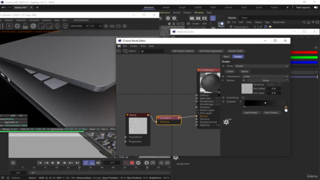 Cinema 4D : Create a 3D Laptop Promo | After Effects , 4D – Screenshot 2