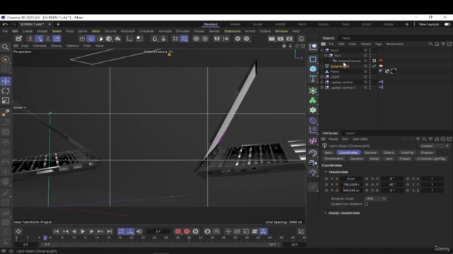 Cinema 4D : Create a 3D Laptop Promo | After Effects , 4D – Screenshot 4