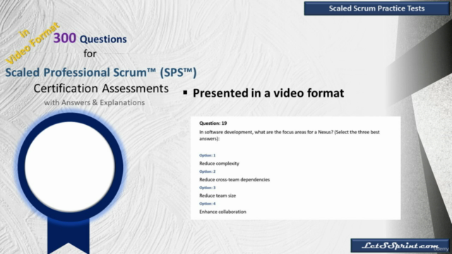 Scaled Professional Scrum ™ (SPS ™): 6 Prep Videos on Nexus - Screenshot_01