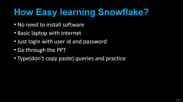 Snowflake Complete Course for Clearing Interviews – Screenshot 4