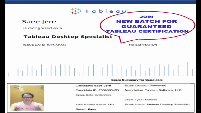 Tableau Desktop Specialist Certification Exams – Screenshot 3