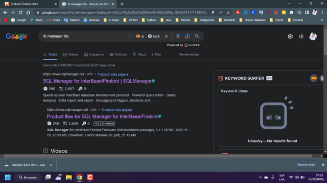 Curso de Base de Datos Firebird – Screenshot 3