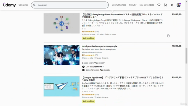 Appsheet - O curso. – Screenshot 2