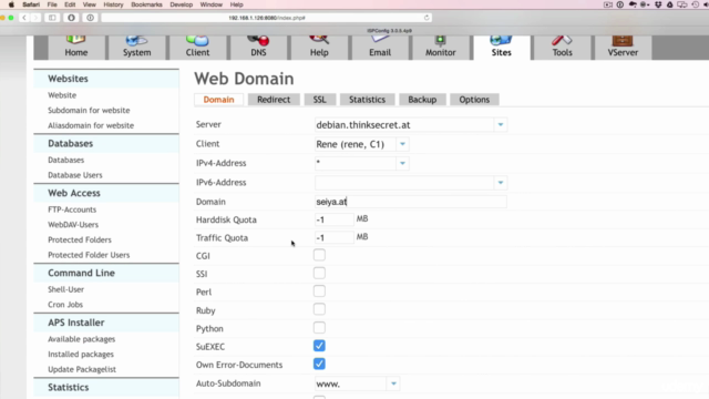 Der perfekte Linux-Server für Web, Mail, FTP und Domains – Screenshot 1