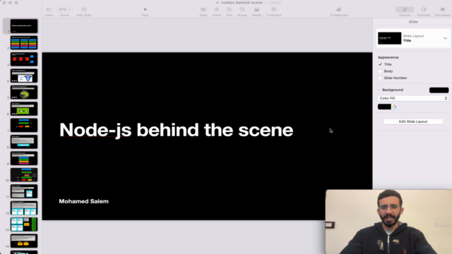 Node-js behind the scene [Arabic] – Screenshot 1