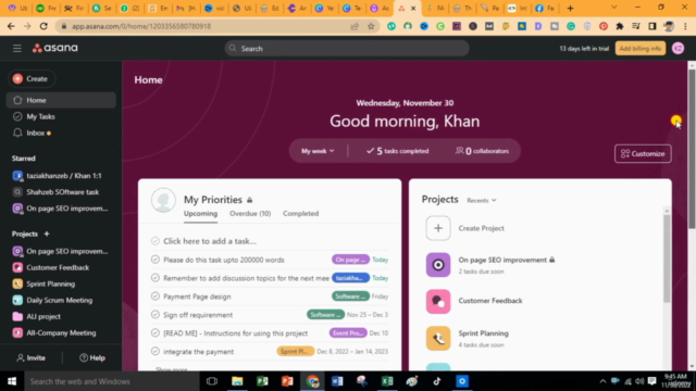 Asana Project Management for Beginner in Urdu/Hindi - Screenshot_02