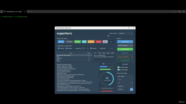 TTK Bootstrap - Modern Python User Interfaces – Screenshot 2