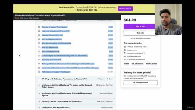 Filament Admin Panel Course for Laravel (Updated for V3) – Screenshot 2