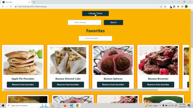 React JS Crash Course 2023 - Build A Food Managing App – Screenshot 4