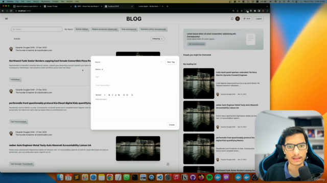 Learn tRPC, NextJs & Prisma by building an ultimate blog app – Screenshot 2