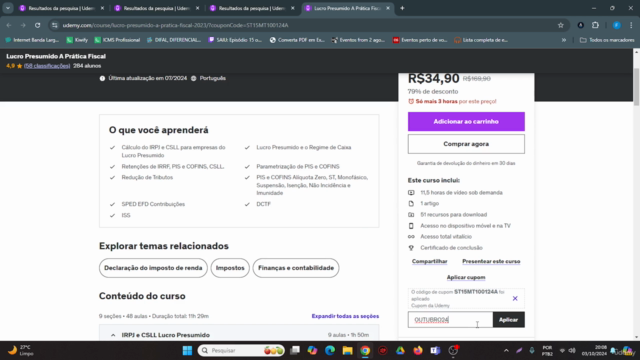 Lucro Presumido A Prática Fiscal + (Reforma Tributária) – Screenshot 2