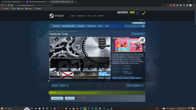 Create a Quiz game with TyranoBuilder Visual Novel Studio – Screenshot 2
