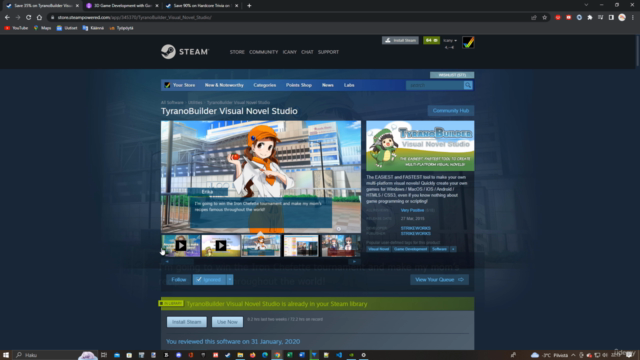 Create a Quiz game with TyranoBuilder Visual Novel Studio – Screenshot 4