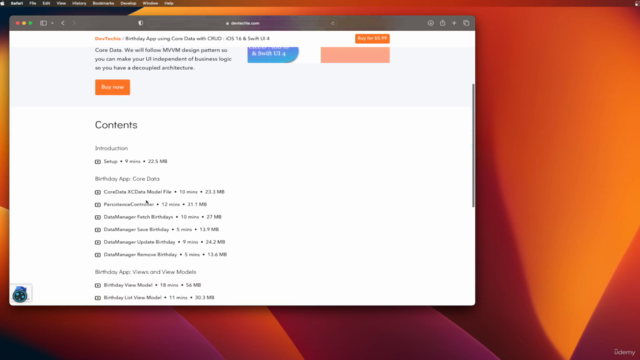 Birthday App using Core Data with CRUD : iOS 16 & SwiftUI 4 – Screenshot 4